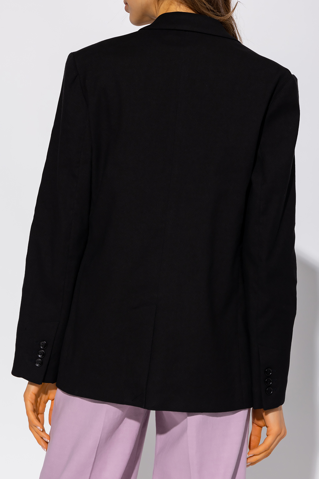 Black Blazer with notch lapels Red Valentino